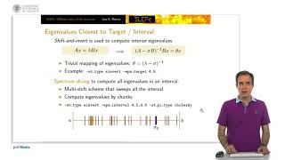 SLEPc: How to compute different parts of the spectrum |  | UPV