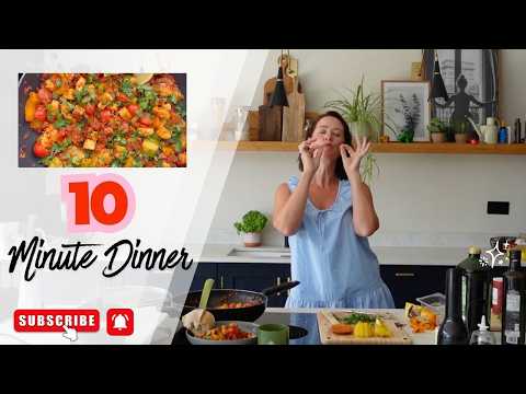 DINNER IN 10 MINUTES - SPANISH TAPAS 'TRAYBAKE' - Kerry Whelpdale