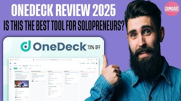 OneDeck Review & Demo: Streamline Projects, CRM & Billing in One Platform!