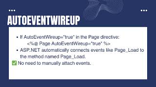 Handling Events in ASP NET