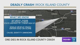 1 person dead following rural Rock Island County crash