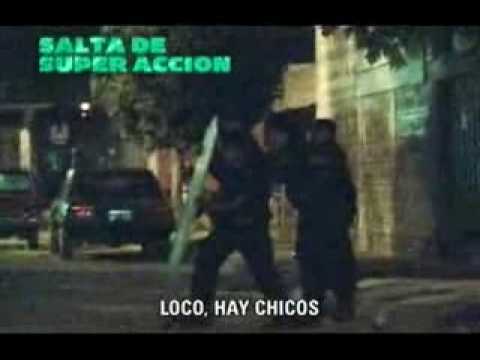 Policias en accion Bº  LIMACHE - SALTA enfrentamiento