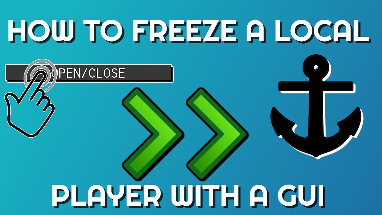 Roblox Studio Tutorial Local Player Freezing System With A Gui - freeze gui roblox