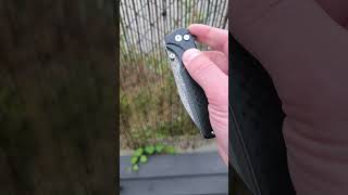 Foldekniv 8.5cm Damaskus G10 fiber carbon [GT-DM016-1] 🔪❤️‍🔥💯 #foldingknife #foldekniv #kniv #knives
