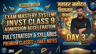 JNVST Class 9 Maths Day-3 | Rational Numbers &amp; Powers | नवोदय प्रवेश परीक्षा 2027 कक्षा 9