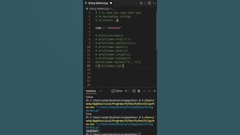 count() string method in python #programming #coding #python