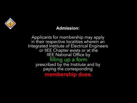 How to apply for membership in IIEE