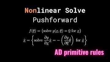Nonlinear System Solve - Pushforward/Jvp rule