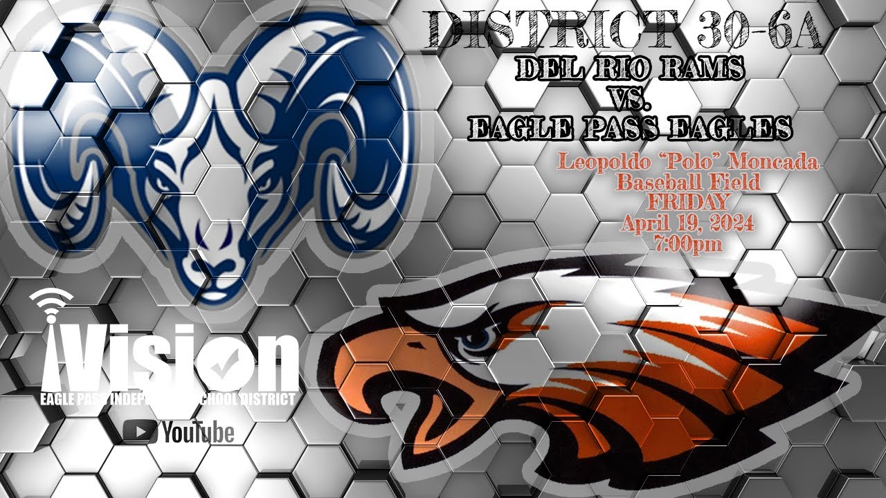 Del Rio Rams Baseball Logo Rams at Eagles | Varsity Baseball | 30-6 A District Game | Senior Night ...