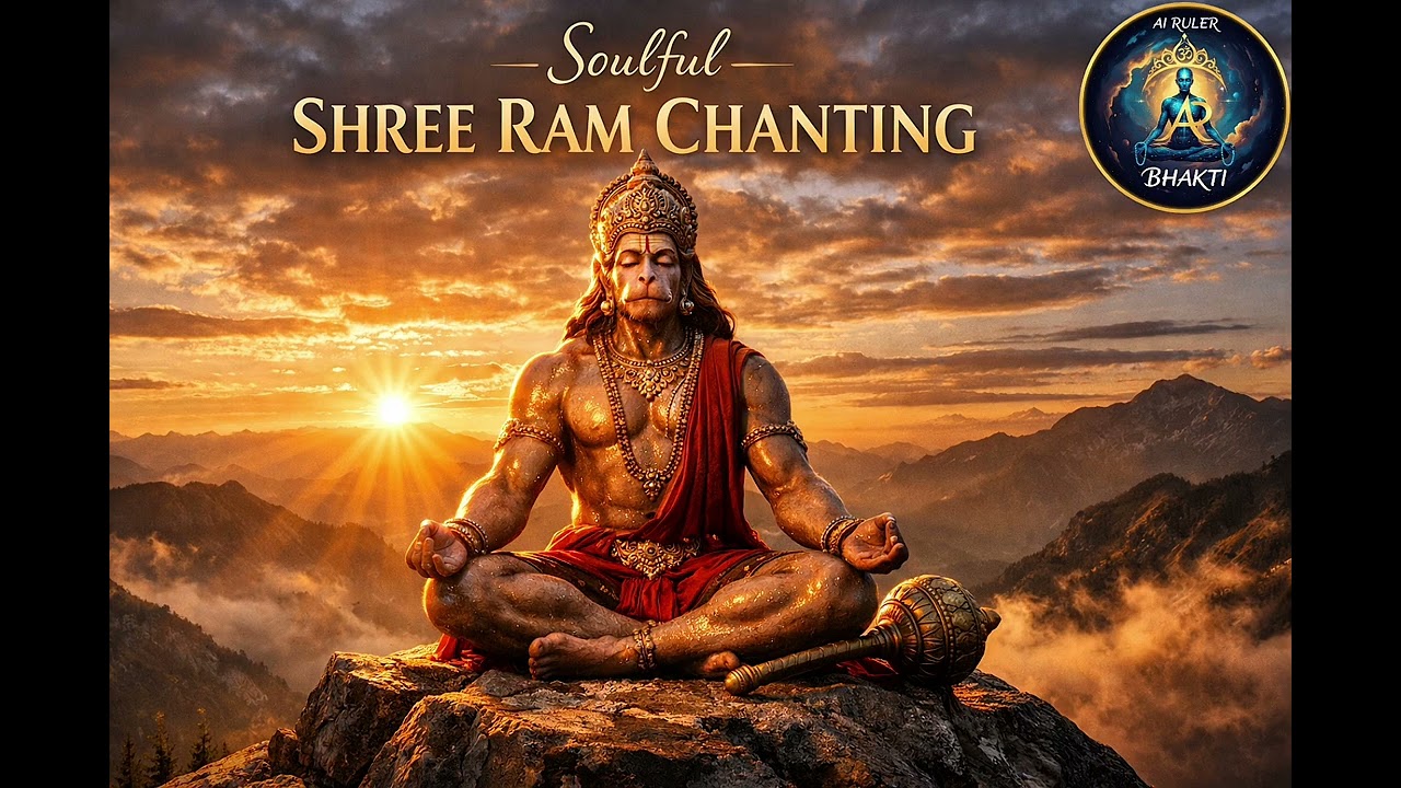 SHREE RAM CHANTING SOULFUL  🛕🙏🕉️🧘‍♂️Remove Negative Energy || @Ai Ruler Bhakti 