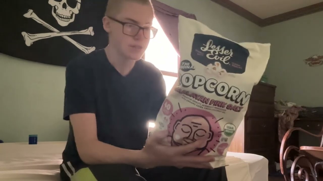 Lesser evil popcorn+walmart cake pop review