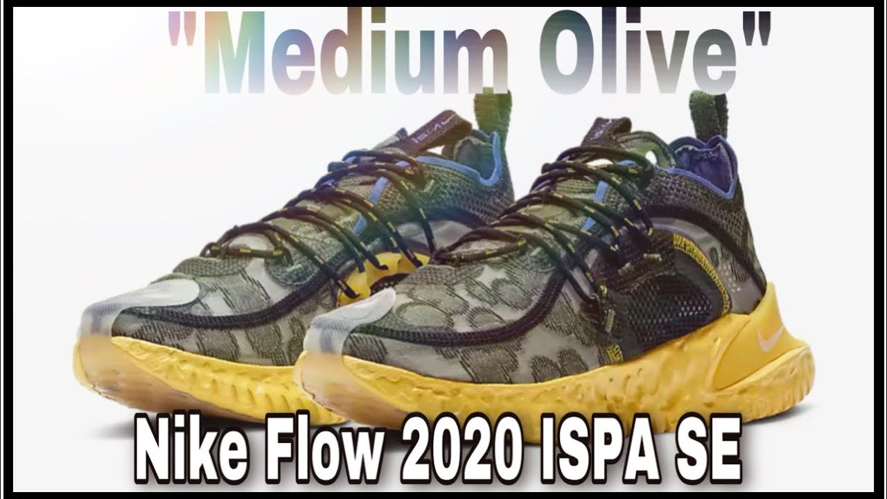 DETAILED LOOK Nike Flow ISPA SE “Medium Olive” + Price kicks - YouTube