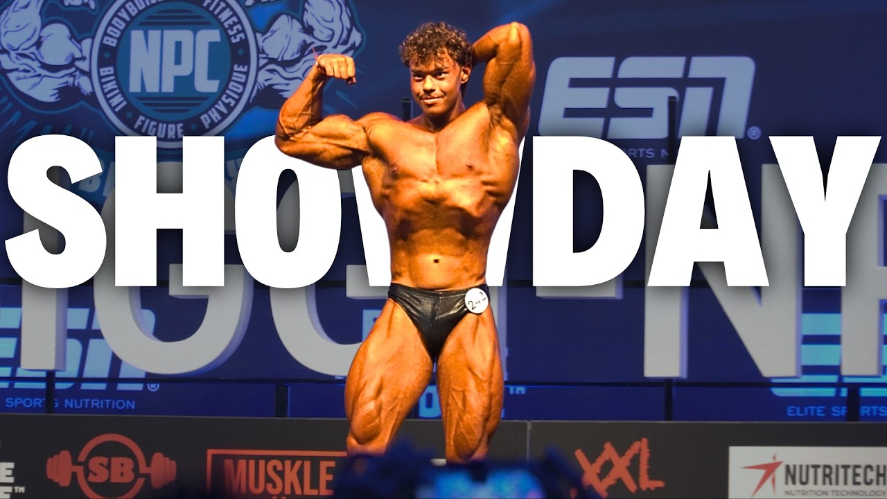 19-Year-Old Bodybuilder Avery | Show Day