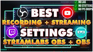 🔴 BEST OBS Recording & Streaming Settings For WARZONE With NO LAG! 🔴 (1440p + 1080p 60FPS) 2020/2021