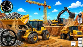 City Construction Simulator 3D | Excavator Game | JCB And Truck Loading Game screenshot 3