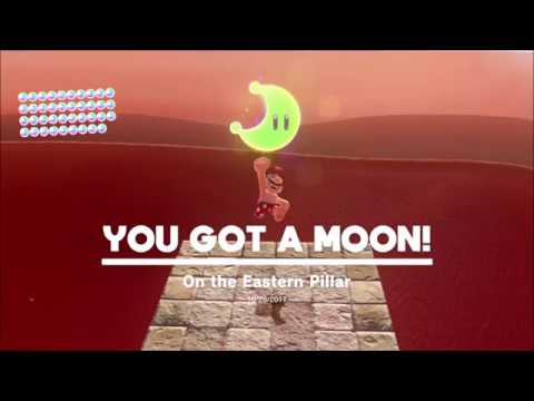 Sand Kingdom Moon 76 On The Eastern Pillar Super Mario Odyssey