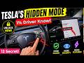 This 12 SECRET Tesla Function is Only KNOWN by 1% Of DRIVERS | Tesla Hidden Features ; You Must Try!