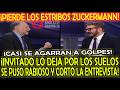 PIERDE LOS ESTRIBOS ZUCKERMANN CASÍ SE AGARRAN A GOLPES INVITADO LO DEJA POR LOS SUELOS!