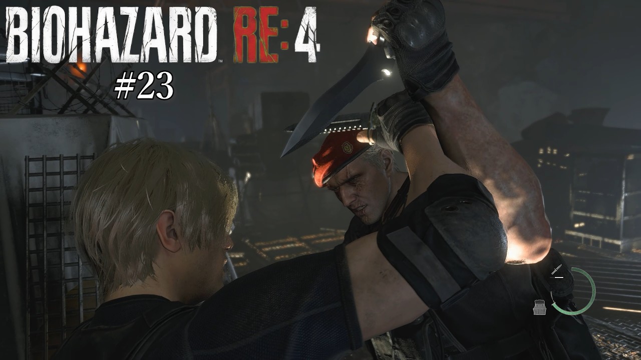 レオンの鬼教官！？クラウザー！！ゲーム実況「BIOHAZARD RE:4」#23