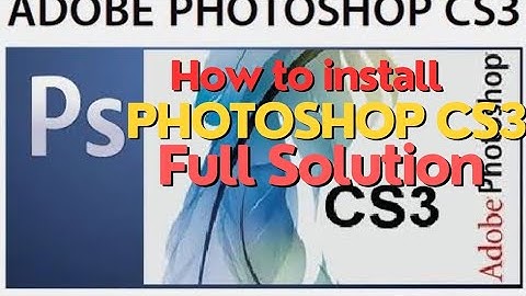 HOW TO INSTALL PHOTOSHOP CS3 FULL SOLUTION IN HINDI || ML COMPUTERS ⚡