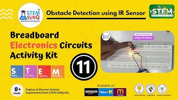 Obstacle Detection using IR Sensor | Easy Breadboard Project for Beginners!