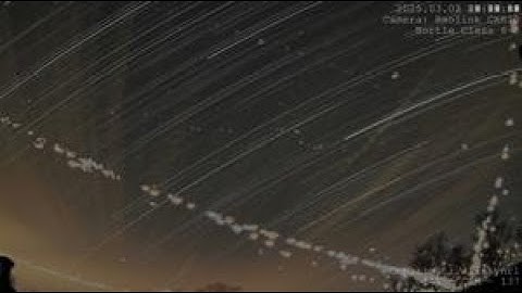 cx810 Allsky Star Trail Time Lapse 2025 Mar 2 Night