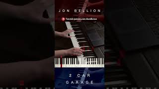 how to play the piano part in Jon Bellions 2 Car Garage
