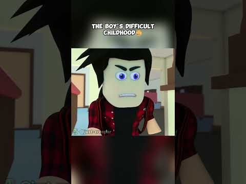 A sad story about the boy's difficult childhood😢 | Roblox