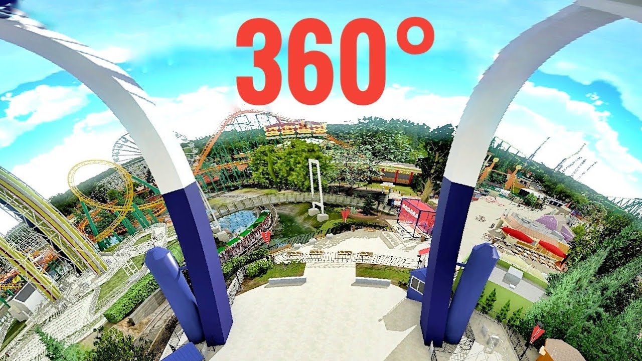 Giant Swing Ride 360 POV Extreme VR Coaster Simulator 3D Video SBS