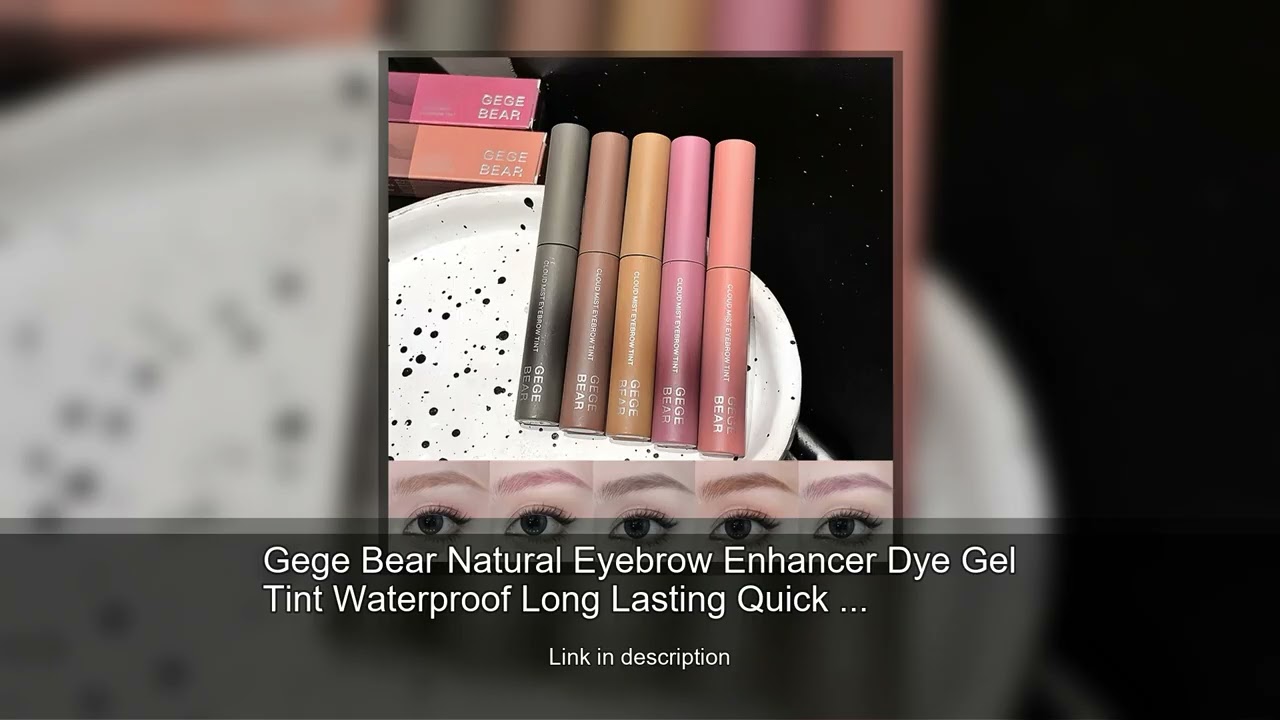 Gege Bear Natural Eyebrow Enhancer Dye Gel Tint Waterproof Long Lasting Quick Dry Dyeing Brow T
