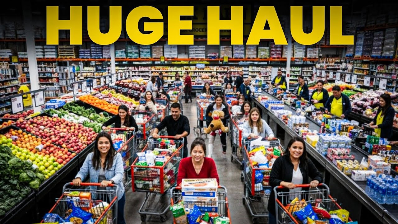 Family of 13 - Mom's Weekly Grocery Haul Costs!