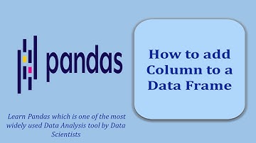 How to add a Column to a Existing Data Frame | Data Frame | Pandas | Pandas Tutorial
