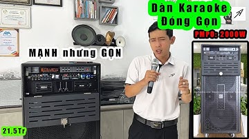 Loa Kéo Điện Tủ Đứng 4 Tấc Đôi Công Suất Lớn Thay Thế Dàn Âm Thanh Karaoke Gia Đình SHUBOSS D1750
