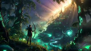 Emerald Path of the Elven Dawn Peaceful RPG Music for Relaxing (DnD | RPG | Fantasy Ambience)