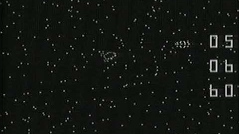 Original Nutting Associates Computer Space (1971) gameplay