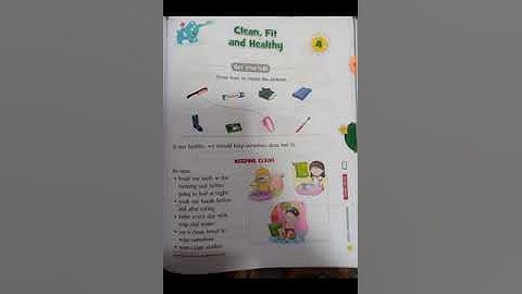 Grade I, EVS, Lesson 4, Clean fit and healthy (Part 1), 23/06/2021