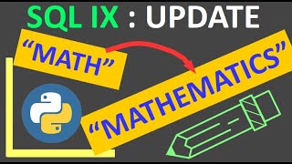 The UPDATE Statement in SQL : Data Science Code