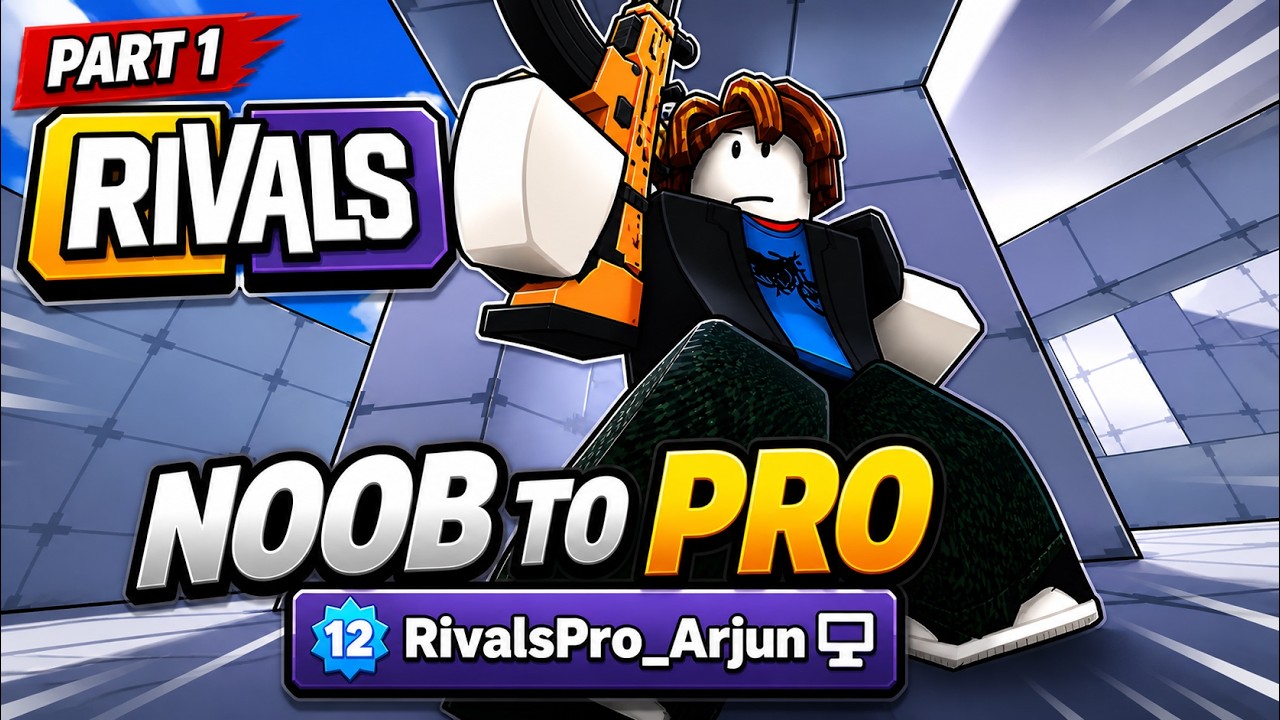 🔥 Noob to Pro in Roblox Rivals?! My EPIC Journey Part 1 😱🎮 - YouTube
