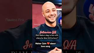 Radio Interview:: Do you sing for your wife? #maherzain #love #lovesong