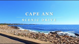 Cape Ann Scenic Loop: Gloucester Massachusetts - 4K Scenic Coastal Driving Tour