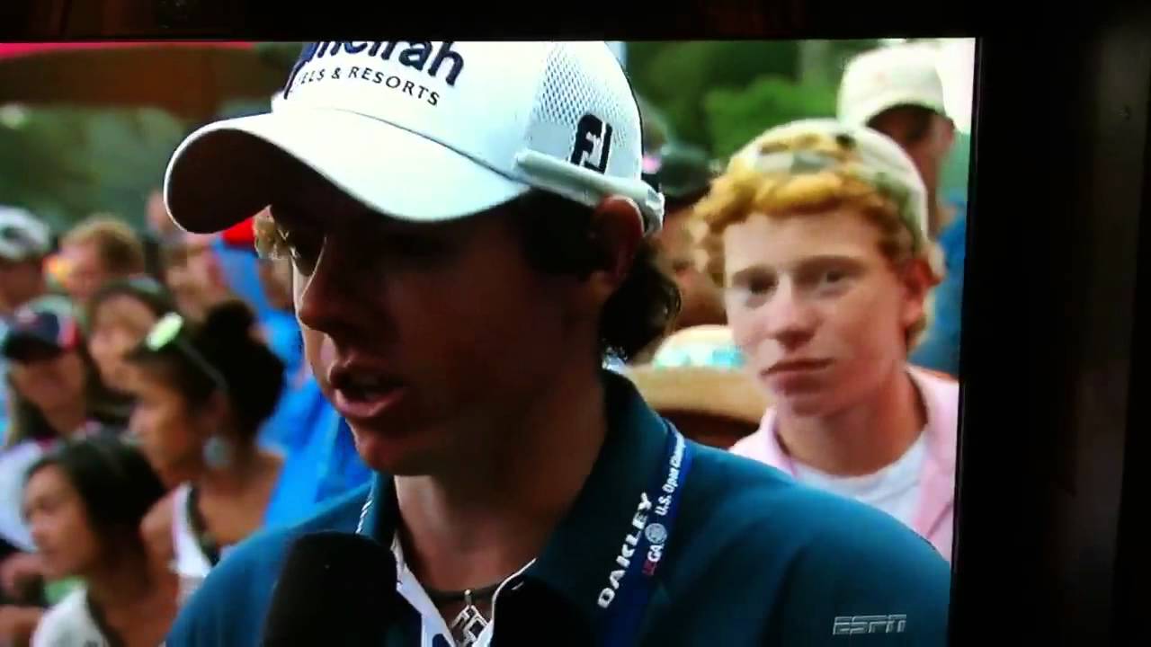 Bild från Störande moment i en intervju med Rory Mcilroy 