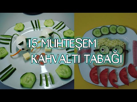 ÇOCUKLAR İÇİN MUHTEŞEM 15 KAHVALTI TABAĞI