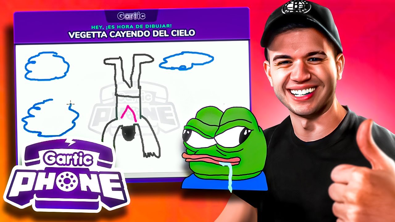 ''SOY EL PEOR PINTOR'' GARTIC PHONE CON WILLY, VEGETTA, ALEXBY, MAXIMUS Y ELYAS