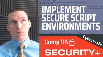 Implement Secure Script Environments  - CompTIA Security+ Performance Based Question