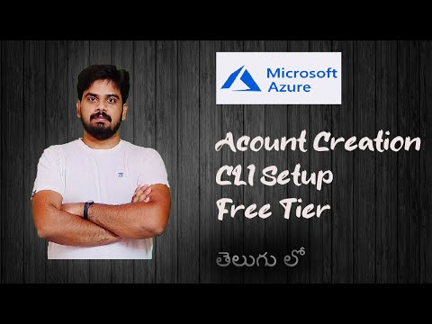 Azure Basic -  Azure Account Creation, Azure CLI Setup, Free Tier - by Rakesh Taninki | Telugu