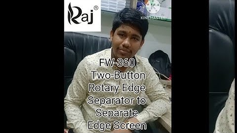 FW-360 Two-Button Rotary Edge Separator to Separate Edge Screen In-frameWhatsApp number919898036668
