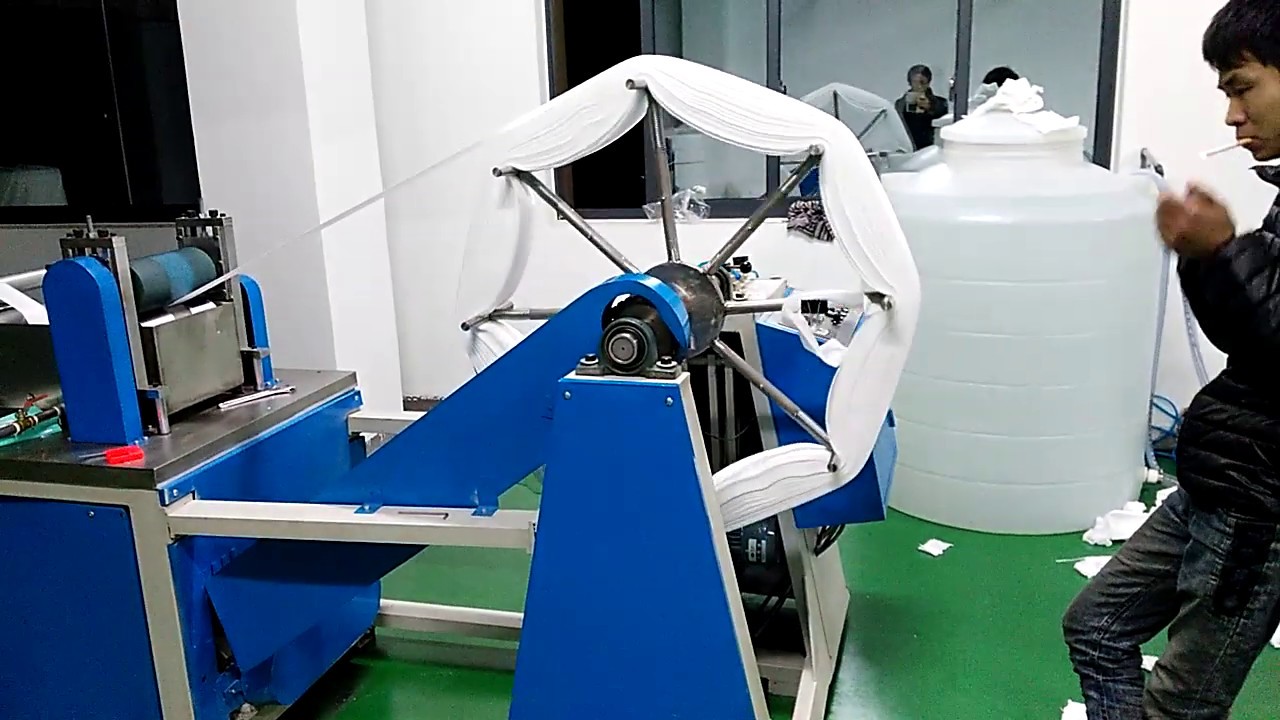 JL-Z80 Semi-automatic Baby Wet Wipes Production Line - YouTube