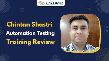 Selenium Automation Testing Training | Selenium with Java | Review| Ahmedabad - Pune | STAD Solution