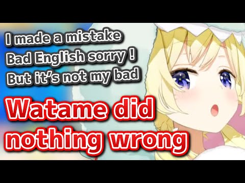 Watame Pulls Out the “Watame Did Nothing Wrong” in English