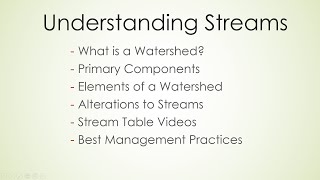 Parts of a Watershed